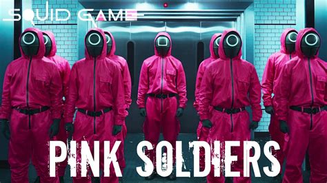 Squid Game Pink Soldiers Uniforms