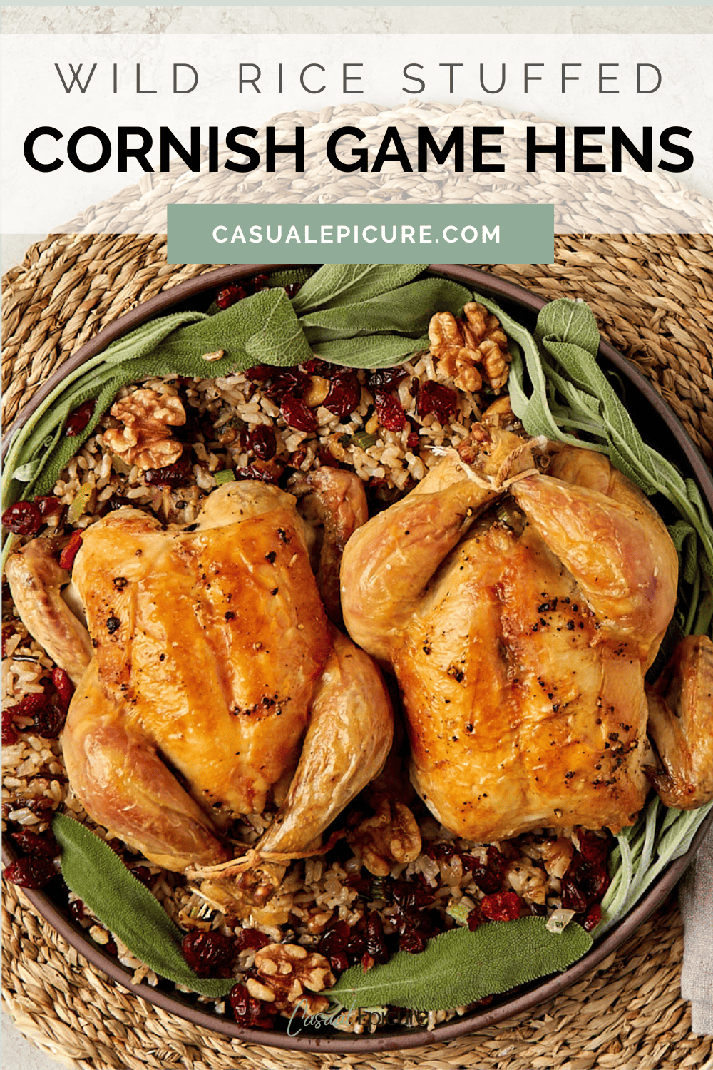 5 Ways Stuffed Cornish Game Hens