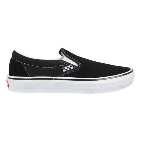 Tenis Vans Skate Slip On Pro Black And White
