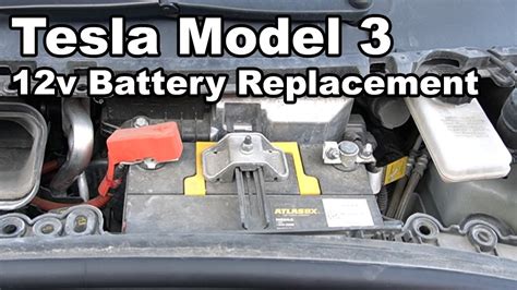 Tesla Model 3 12V Battery Replacement By Tesla Youtube