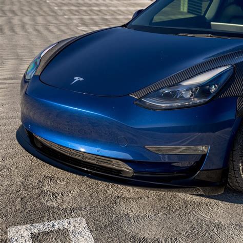 Tesla Model 3 Front Lip Spoiler Unplugged Performance Tesla Model 3 Front Lip Spoiler Unplugged Performance