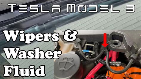 Tesla Model 3 Wiper Fluid Guide