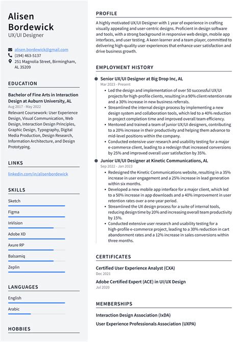 Tesla Ux Ui Designer Resume Examples Resumecat Tesla Ux Ui Designer Resume Examples Resumecat