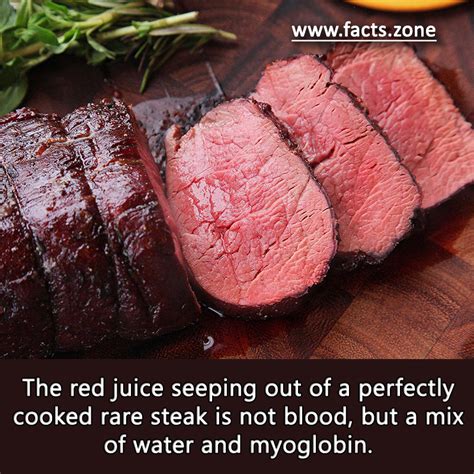 The Red Juice Seeping Out Of A Perfectly Cooked Facts Zone The Red Juice Seeping Out Of A Perfectly Cooked Facts Zone