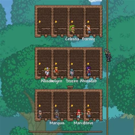Very Efficient And Very Compact Npc Houses R Terraria Very Efficient And Very Compact Npc Houses R Terraria