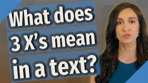 What Does 3 X S Mean In A Text At Cynthia Reyes Blog