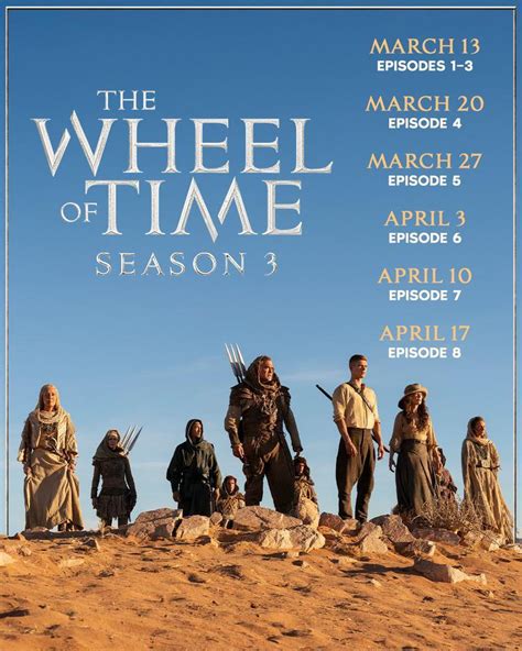 Wheel Of Time Season 3 Confirms Official Release Schedule Exact Dates Times
