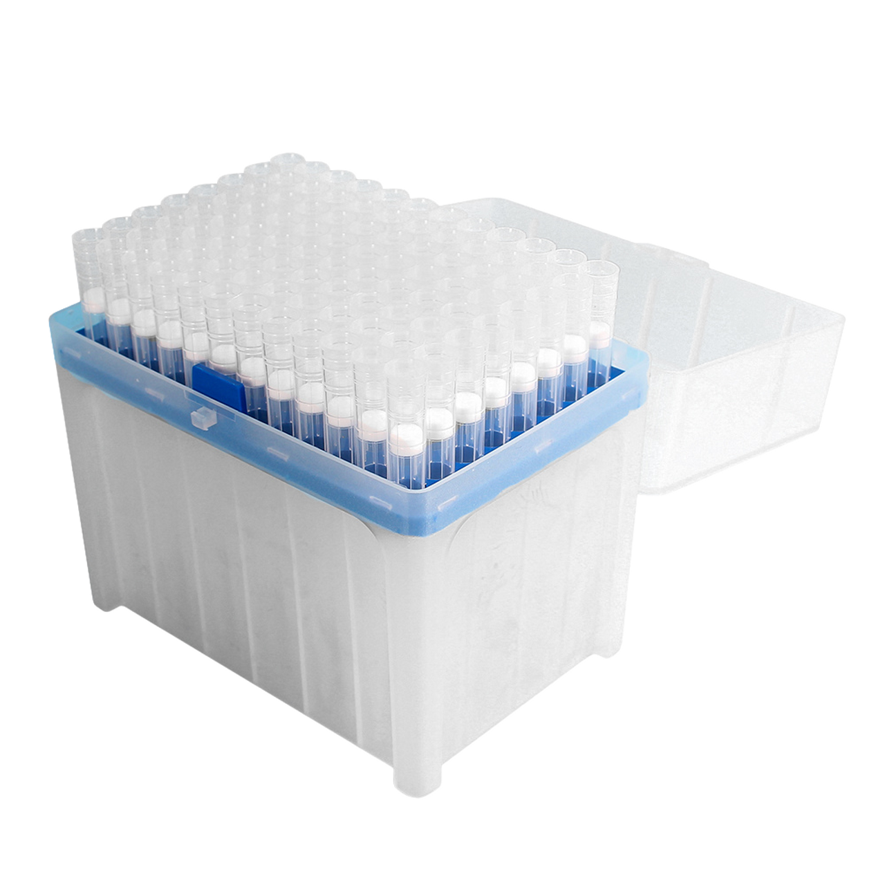 Xprols 1000 Ul Universal Pipette Filter Tips With Rack Sterile Dnase Rnase Free Clear 96 Tips Rack 960 Tips