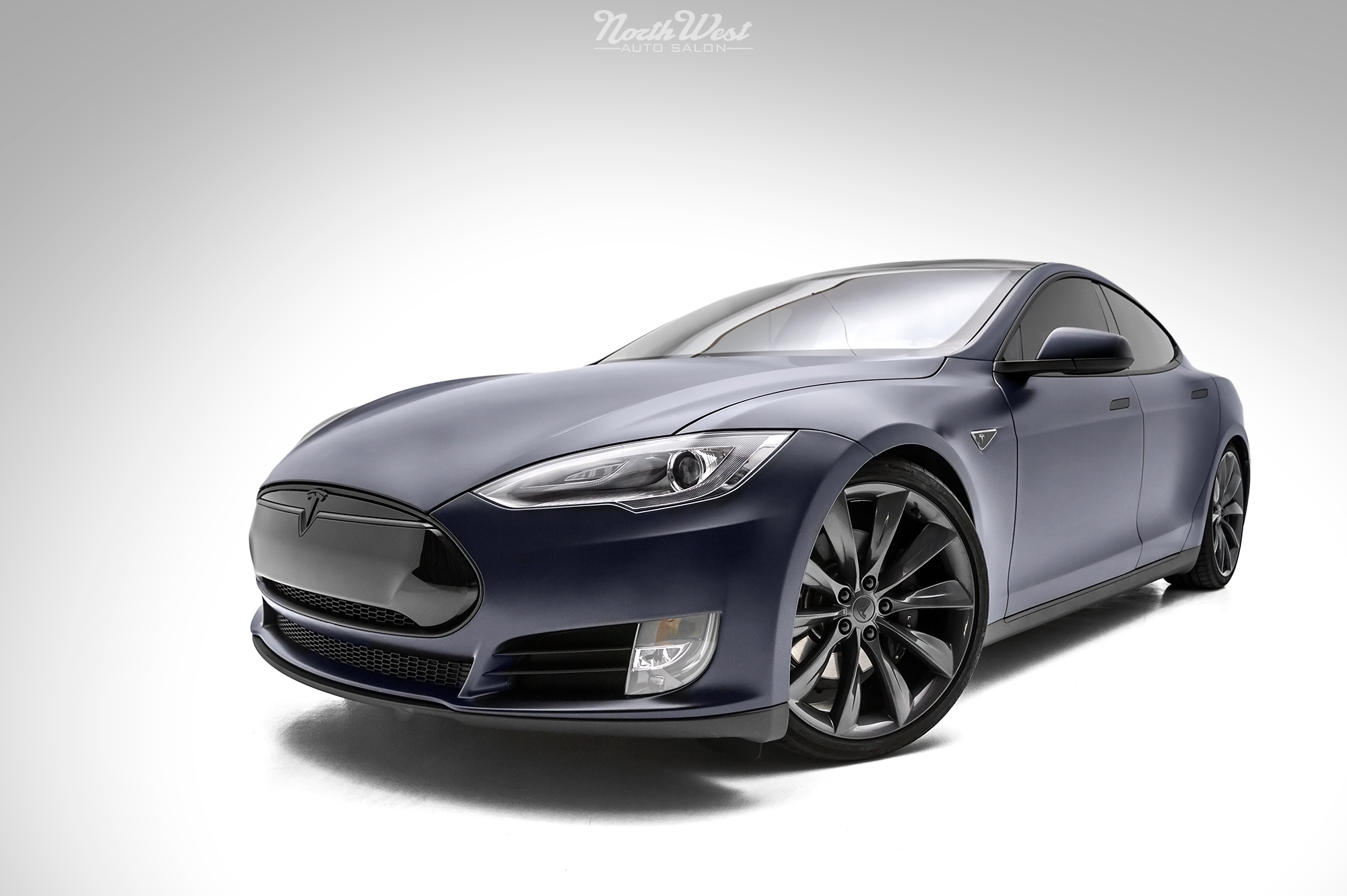 Tesla Model S Stealth Wrapped