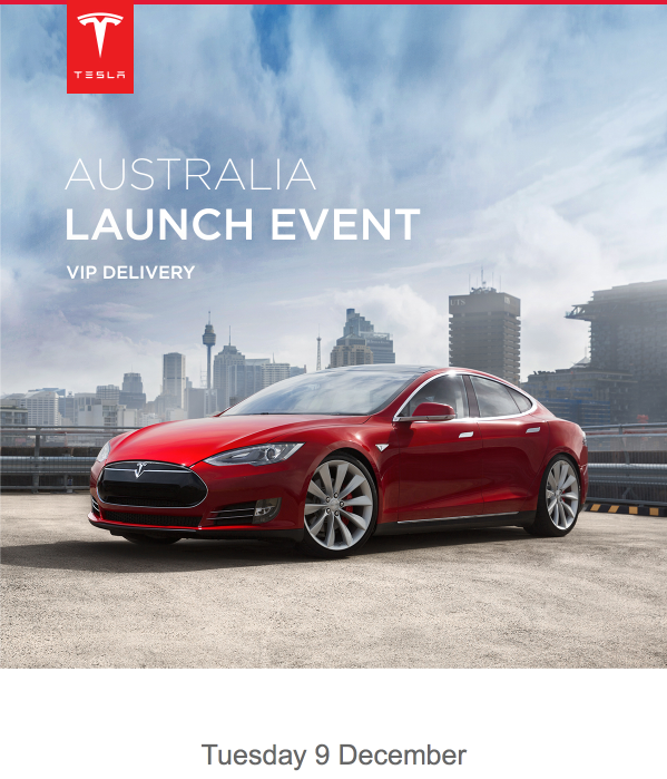 Tesla AU Launch