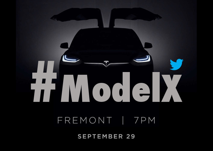 Hashtag #ModelX Tesla Launch Event