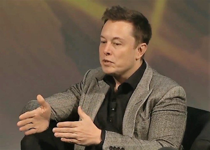 Elon Musk at AGU meeting