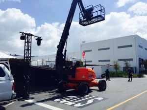 Tesla Model 3 Event Preparations