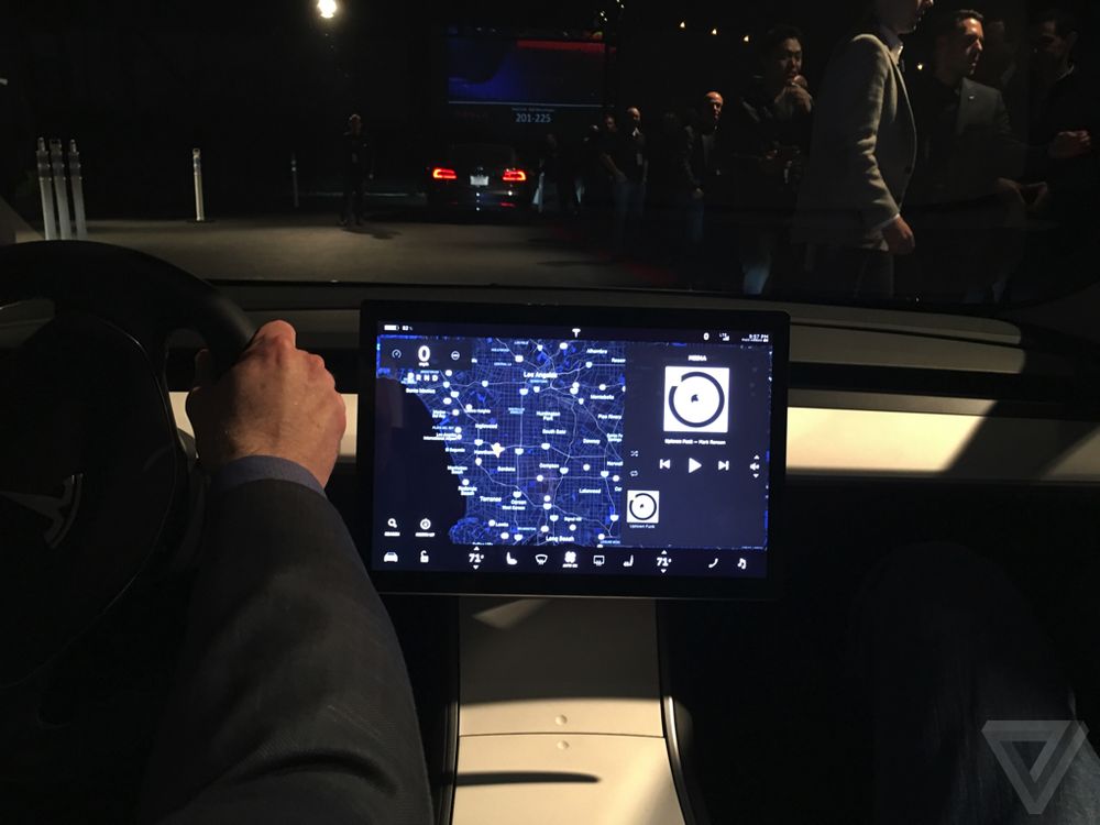 Model 3 interior