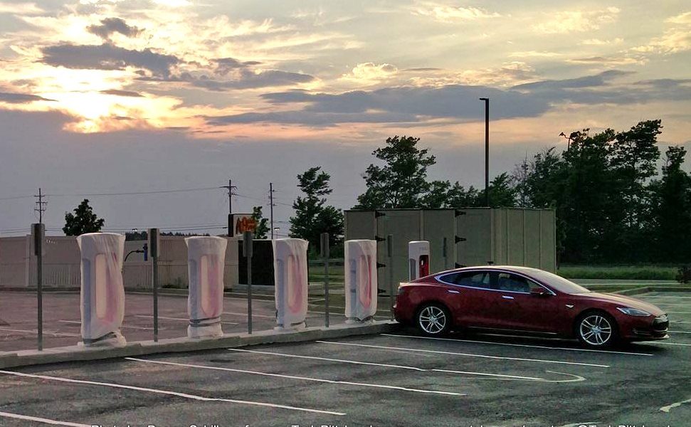 Tesla Erie Supercharger