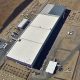 Tesla Gigafactory event prepartions seen in aerial photo