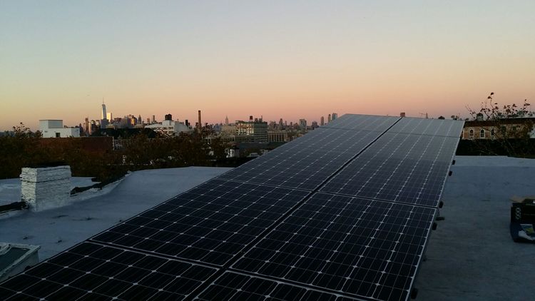 Solar System in New York via Brooklyn SolarWorks