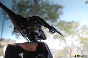 Tesla Model X front mirror housing clips