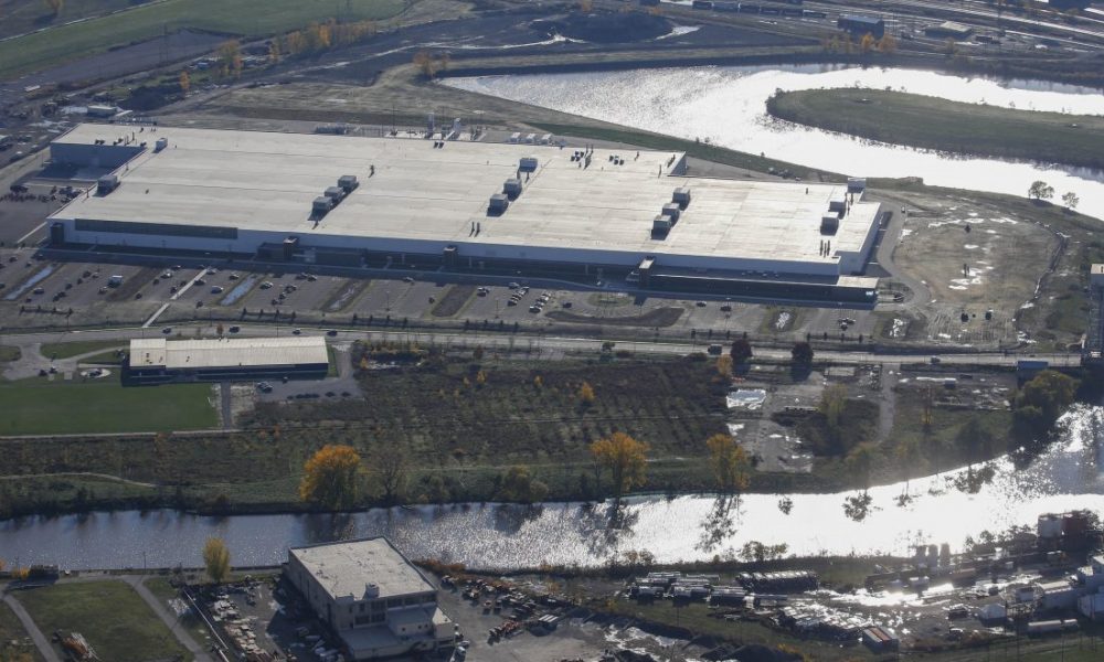 Tesla-SolarCity plant at Riverbend in South Buffalo. [Source: Derek Gee/Buffalo News]