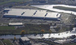 Tesla-SolarCity plant at Riverbend in South Buffalo. [Source: Derek Gee/Buffalo News]