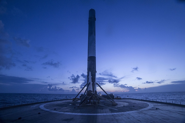 Falcon 9 has landed. | Credit: SpaceX