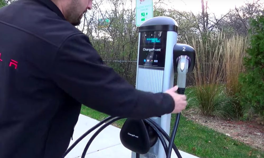 chargepoint ev charging station