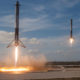 Including Falcon Heavy's two side boosters, SpaceX has successfully completed an array of land-based recoveries in the last four months, but not a single landing on a drone ship. (SpaceX)