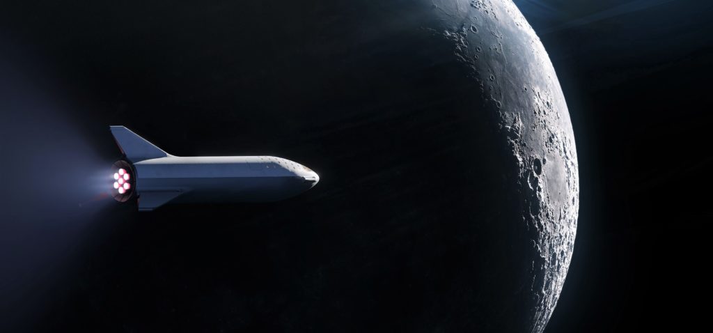 SpaceX has announced that BFR's first crewed lunar voyage will be funded by billionaire Yasuka Maezawa and will include as many as 10 additional passengers. (SpaceX)