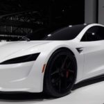 tesla roadster white