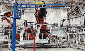 tesla model y production at fremont