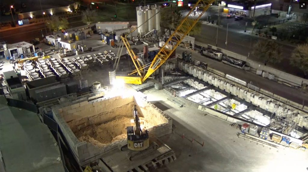 The Boring Company Las Vegas tunnel construction site