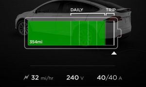 Tesla Model X Range Firmware Update