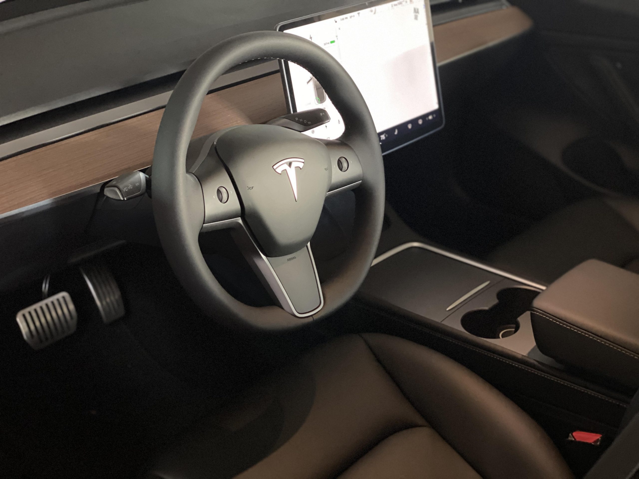 tesla model 3 interior