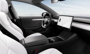 tesla model 3 interior