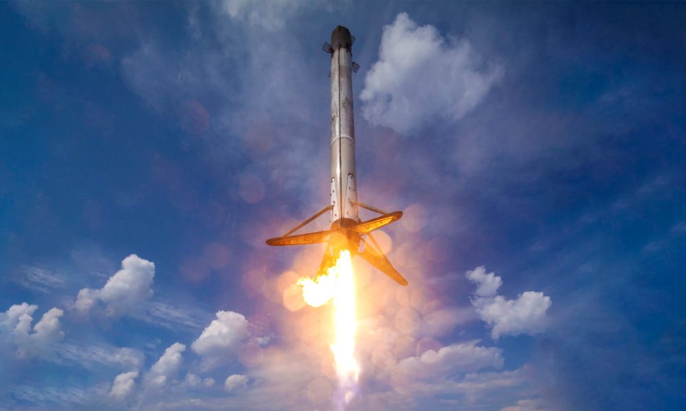 Pictured here attempting its first landing in June 2020, Falcon 9 booster B1060 is about to launch twice in four weeks. (SpaceX)