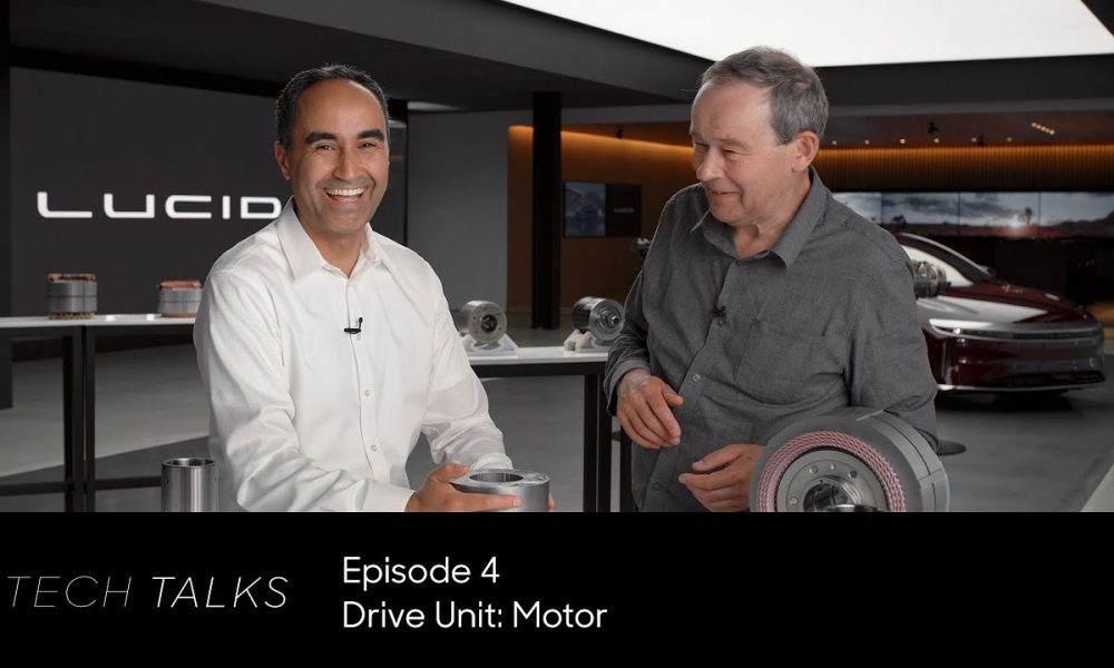 Lucid CEO shares deep dive into motor in new Tech Talks video