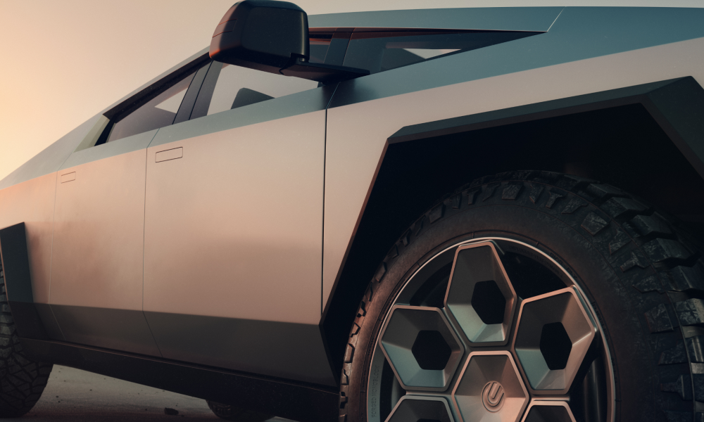 Unplugged Performance unveils first ever Tesla Cybertruck aftermarket wheel