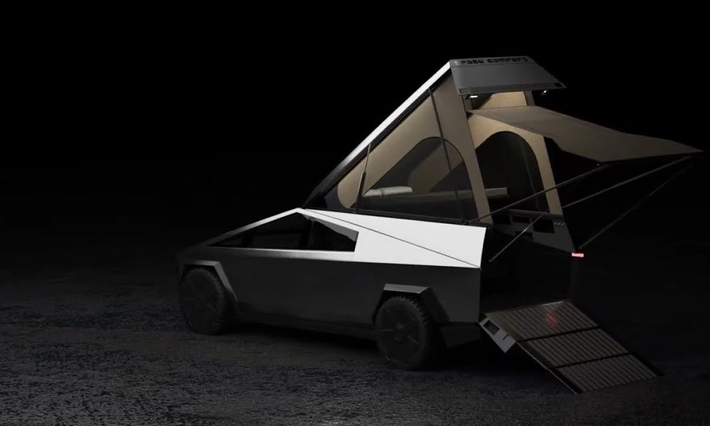 Space Campers shares new look inside its Tesla Cybertruck Camper