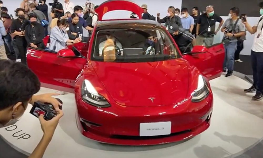 tesla model 3 thailand