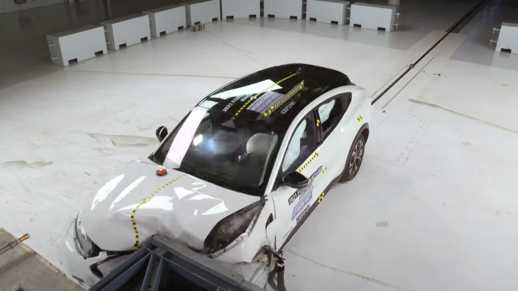 ford mustang mach-e crash testing