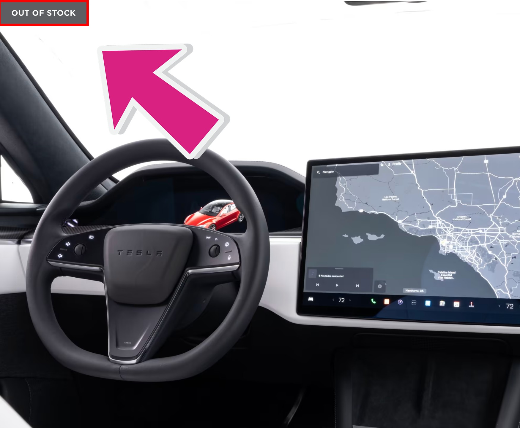 tesla steering wheel retrofit sold out