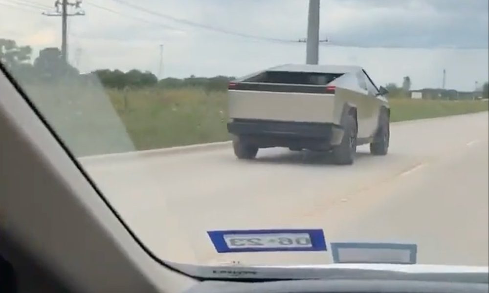 tesla cybertruck testing