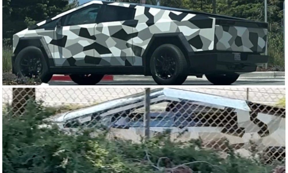 tesla cybertruck camo