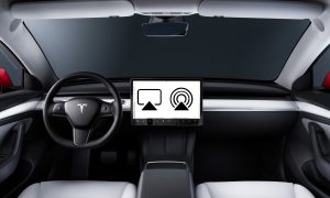 tesla apple airplay