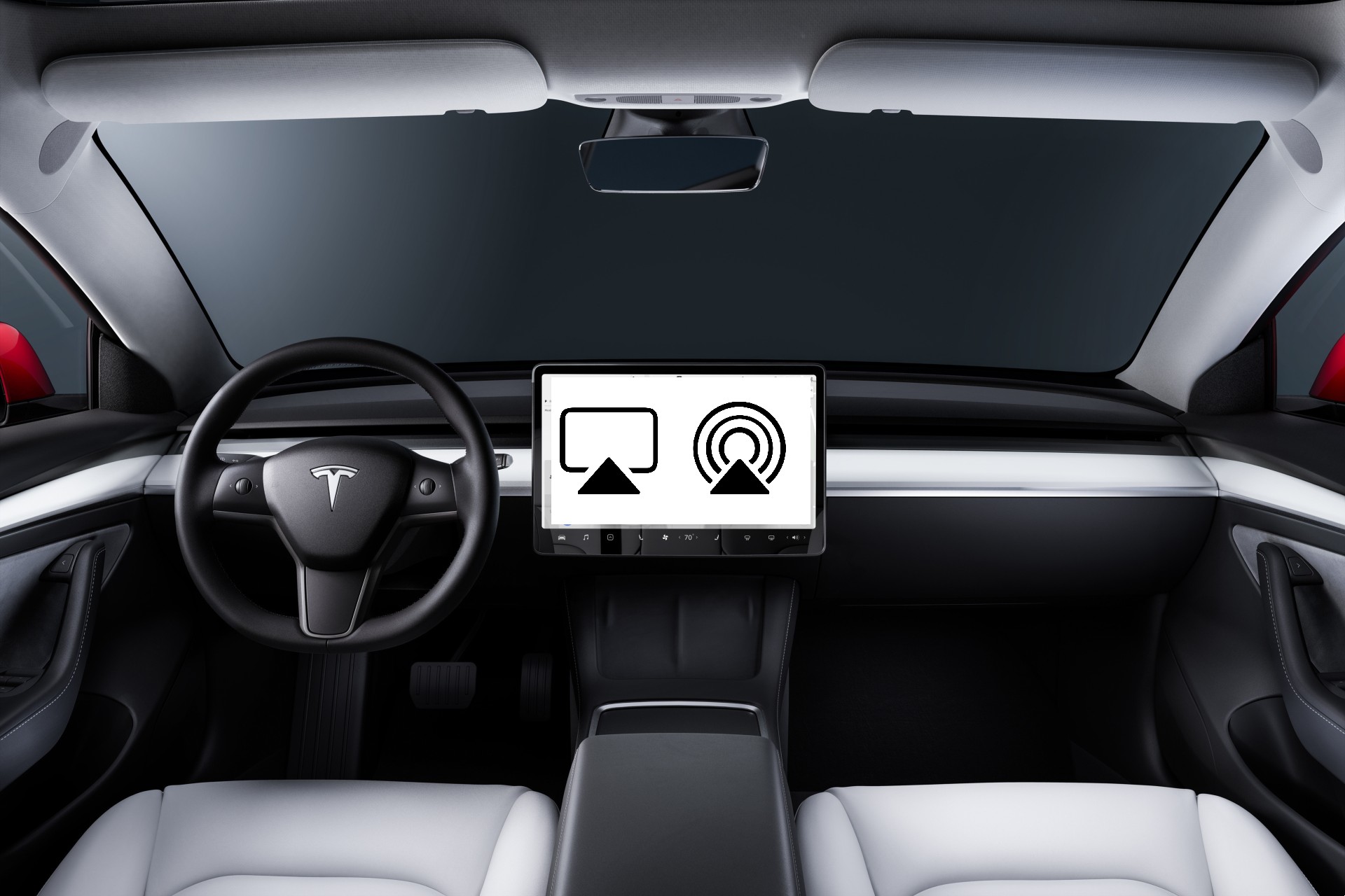 tesla apple airplay