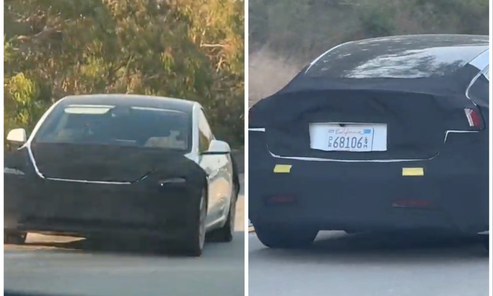 tesla model 3 highland sightings