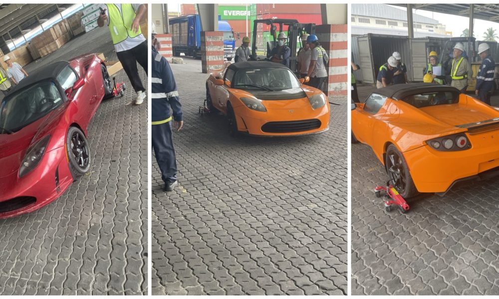 tesla roadster trio