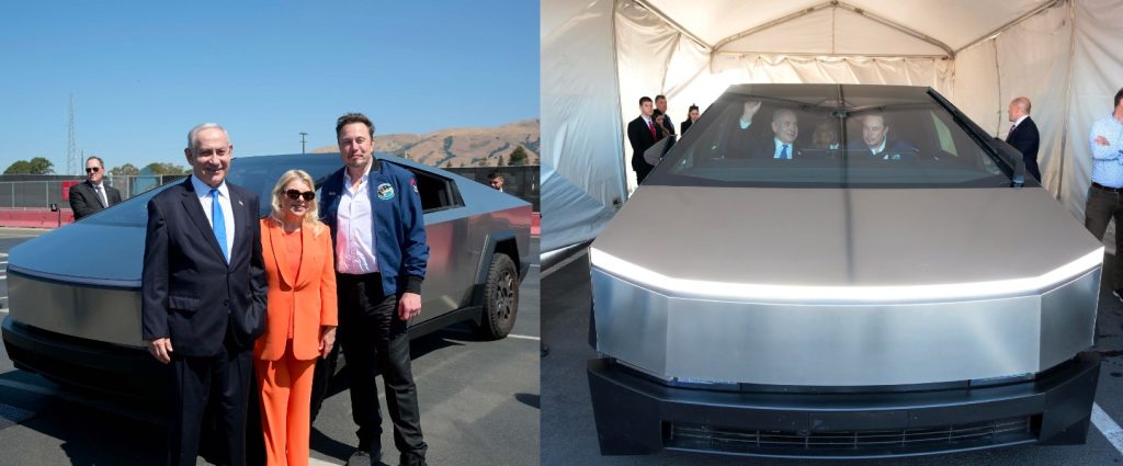 Tesla-Cybertruck-prime-minister-of-israel