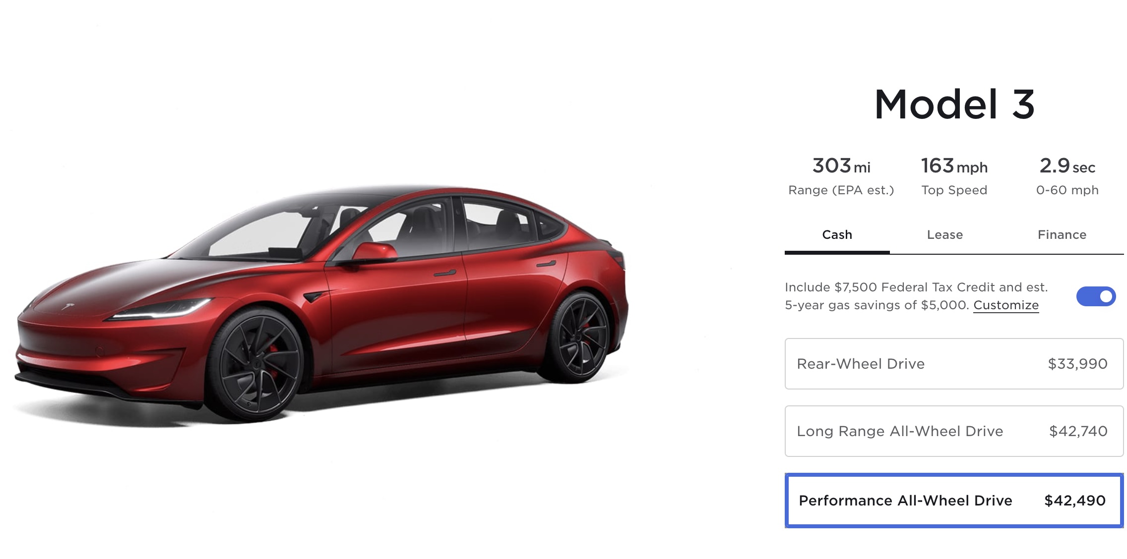 Tesla-model-3-performance-EPA-estimate