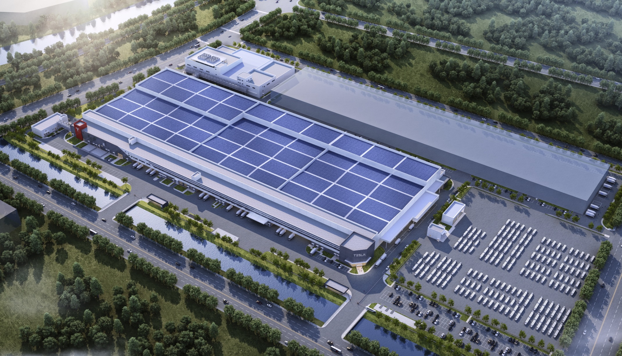 Tesla-china-megafactory-construction-2024-update